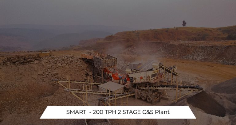 SMART – 200 TPH 2 STAGE C&& Plant